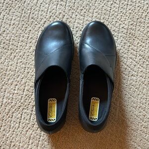 Clark’s leather slip on